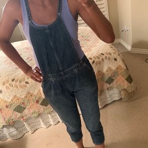 Free People denim Jumpsuit